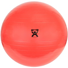CanDo Gymnastikball - Trainingsball - Sitzball, Durchmesser 75 cm, rot