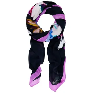 DESIGUAL Tuch Floral Garden Rectangle Foulard Black