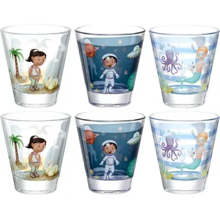 LEONARDO BAMBINI AVVENTURA Gläser-Set 0,215 l 6-tlg.