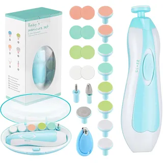 Elektrische Nagelfeile Baby 20 in 1,Sanfter Elektrischer Baby Nageltrimmer