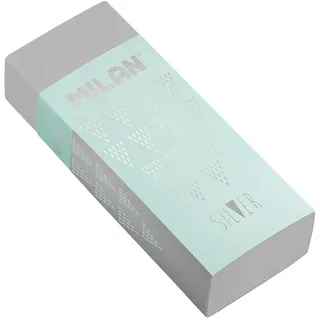 Milan Silber Displaybox 20 Nata® Erasers Series Radiergummis (mit Kartonhülle Und Verpackt) - Multicolor - One Size
