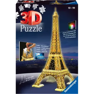 Ravensburger Eiffelturm bei Nacht