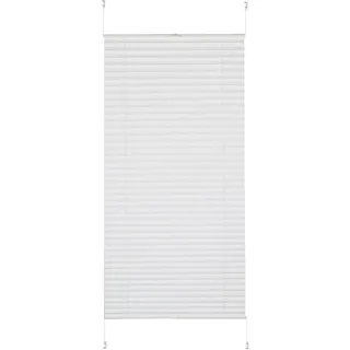 K-HOME Plissee Klemmfix Pisa 70 x 210 cm weiß