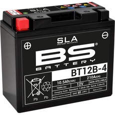 Bild 300643 BT12B-4 AGM SLA Motorrad Batterie, Schwarz, 15 x 6.9 x 13 centimetres