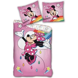 Disney Minnie Maus Kinder Mikrofaser Bettwäsche 2tlg Set