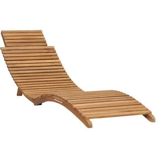 vidaXL 3-tlg. Garten-Lounge-Set Klappbar Massivholz Teak - Braun