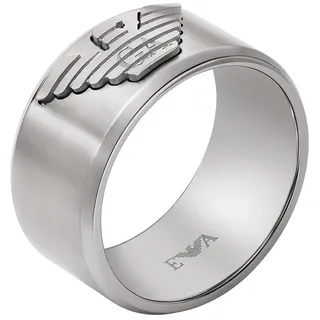 Emporio Armani Herren Ring aus silberfarbenem Edelstahl, EGS316604010