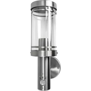 Grafner Edelstahl Wandlampe Bewegungsmelder, Wandleuchte Hofleuchte E27 WL11007
