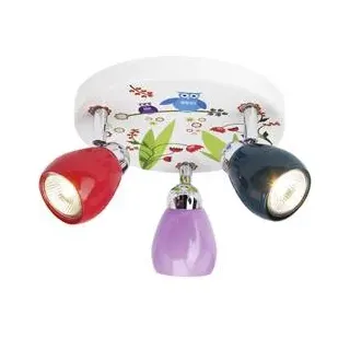 Brilliant LED-Spotrondell Birds 3-flammig Bunt