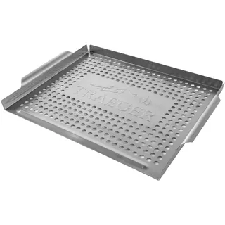 Traeger Grillkorb 40 x 29 x 3 cm Edelstahl silber