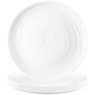 SELTMANN WEIDEN Speiseteller »Speiseteller Terra ø 27,5 cm 6er Set«, weiß