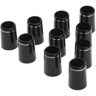 10pcs Golf Eisen Ferrulen mit Einzelnen Silberring für 0.370 Eisen Welle