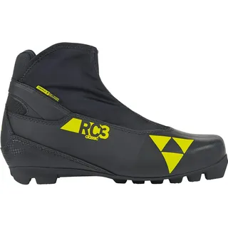Fischer RC3 Classic Herren Langlaufschuhe Schwarz/Yellow Green 27,0