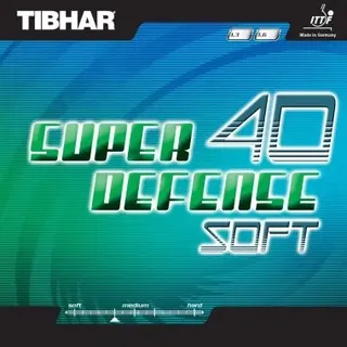 Tibhar Belag Super Defense 40 Soft schwarz 1,6