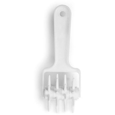 Decora 0122908 Mini STIPPROLLER 6 cm, Plastic, Weiß
