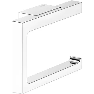 KEUCO Edition 11 Toilettenpapierhalter, offene Form, Metall verchromt, Made in Germany, schwenkbar, inkl. Schrauben und Dübel, Klopapierhalter zum Bohren