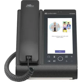 Audiocodes C470HD Telefon, Schwarz