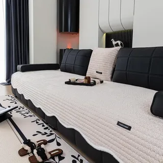 SHANNA Sofa überzug Sofabezug 1 2 3 4 Sitzer Sofabezüge Couch Überzug L Form Ecksofa Sofa Couch Cover Überwurfdecke, Sofahusse Sofaüberwürfe rutschfest Sofa Abdeckung Protector für Hunde Haustiere
