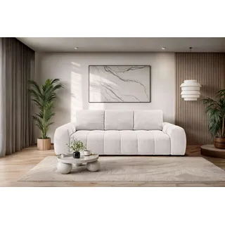 OTTO home Schlafcouch Polyester 3-Sitzer Creme