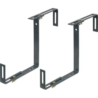 Balkonkastenhalter 2er Set Anthrazit