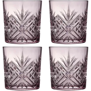 Luminarc Salzburg Rosafarbene Gläser, 4 Stück, Glas, 30 cl, nicht mikrowellengeeignet