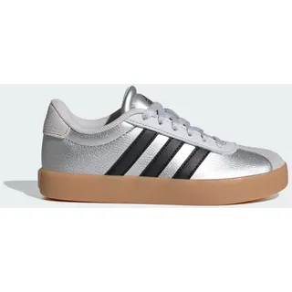 VL Court 3.0 Silver Metallic / Core Black Light Solid Grey 38 2/3