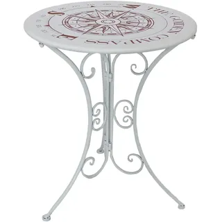 Garden Pleasure Bayo Bistrotisch Ø 60 x 70 cm Weiß