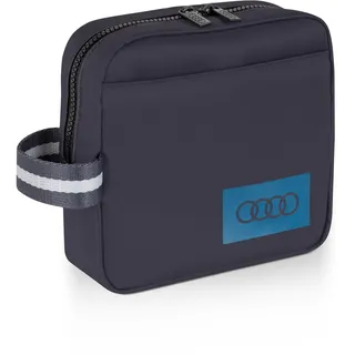 Audi Collection Audi 3152300300 Utilitytasche Utensilientasche Tasche, mit Audi Ringe Logo, grau