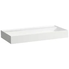 Laufen Kartell Aufsatzwaschtisch, ohne Hahnloch, ohne Überlauf, 1000x460mm, H816337, Farbe: Grau matt