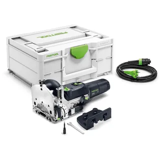 Festool DF 500 RQ-Plus Dübelfräse mit Tiefenanschlag und Absaugstutzen