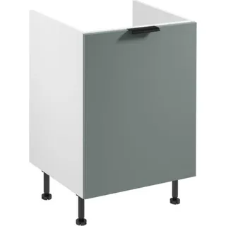 Mülltrennschrank Abfallsammler Küchenunterschrank für Mülltrennung Weiß - Weiß