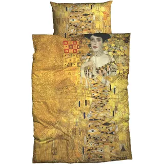 GOEBEL Adele Bloch Gemälde gold 135 x 200 cm + 2 x 80 x 80 cm