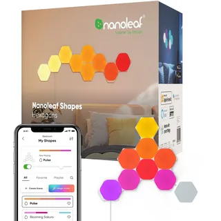 Nanoleaf Shapes Hexagon Starter Kit (9 Panels) 20 cm weiß