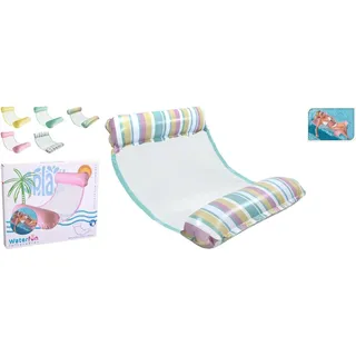 Wasserhängematte Aufblasbar max. 80 kg 105 cm x 75 cm 5-fach Sortiert