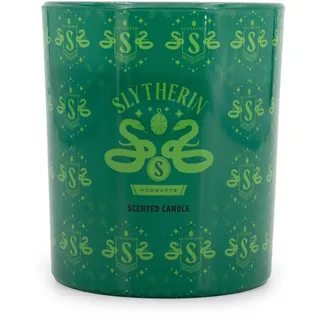 Duftkerze Harry PotterTM , Grün , Naturmaterialen, Glas, Textil , 8.3 cm , Dekoration, Kerzen & Kerzenhalter, Duftkerzen