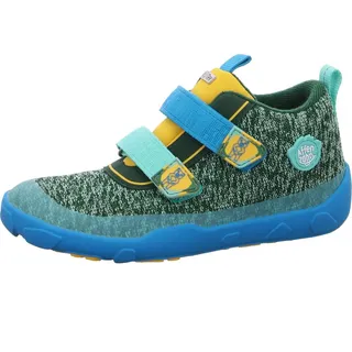 Affenzahn Knit Happy Bär Klettschuh Grün - Grün