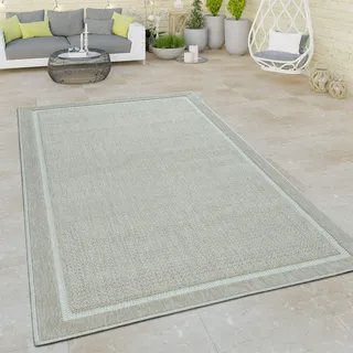 Paco Home Outdoor Teppich Skandinavisch wetterfest Modern & Pflegeleicht für Innen & Außen Grösse 120x170 cm - Beige