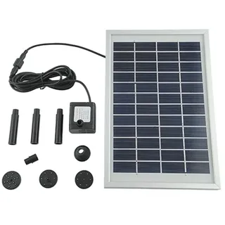 5 W 500L/H Wasserpumpe Solarpumpe Solar Teichpumpe Solarteichpumpe Gartenpumpe für Gartenteich oder Springbrunnen