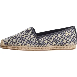 Tommy Hilfiger Damen Th Monogram Jacquard Fw0fw09501 Espadrilles