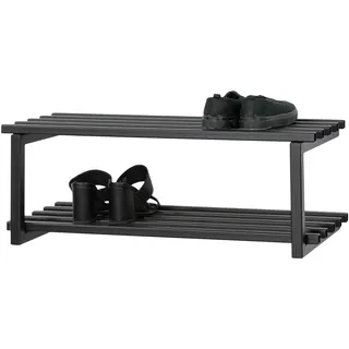Spinder Schuhregal 71 x 26 x 34 cm schwarz / schwarz