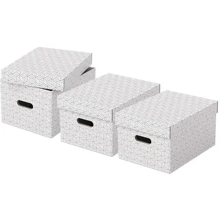 Esselte Home 26,5 x 20,5 x 36,5 cm 3-tlg. weiß