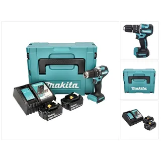 Makita Makita, DHP 487 RFJ Akku Schlagbohrschrauber 18 V 40 Nm Brushless + 2x Akku 3,0 Ah + Makpac