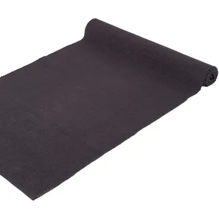 Homescapes Tischläufer schwarz 44/178 cm, 100% Baumwolle , Textil , Uni , Rechteckig , 44x178 cm , Oeko-Tex® , Heimtextilien, Wohntextilien, Tischwäsche, Tischläufer