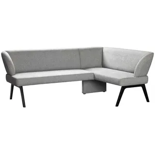 Home Affaire Eckbank »Aretha Küchenbank, Polsterbank, Esszimmerbank, Breite 215 cm« Moderne Bank in tollen Farben, Nosagfederung, anzahl Sitzplätze: 5, grau