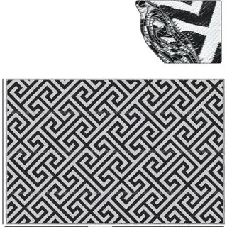 Outdoor-Teppich aus Kunststoff, wasserabweisendes Design, vielseitige Verwendung, MULTI, 152 x 243 cm, 152 x 243 cm