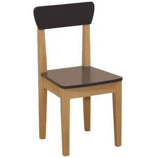 roba Kinderstuhl roba 28,5 x 29,5 x 59 cm Holz massiv blau lackiert