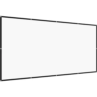 Vevor manuelle Projektionsleinwand Beamer Leinwand, 120 Zoll 16:9 4K 1080 HD, wandmontierte Projektionsleinwand Mir mit 8 Haken und doppelseitigen Klebebändern, Filmprojektion für Heimkino