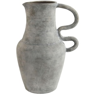 home esprit Vase hellgrau orientalische Terrakotta 32 x 27 x 49 cm