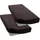 Spannbettlaken Baumwolle-Jersey 70 x 140 cm braun