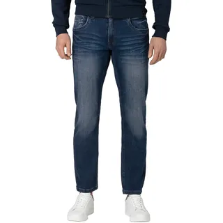 Timezone Herren Jeans Regular GERRITTZ - Mid Waist - Regular Fit - Blau, Größe:32W / 32L, Farbe:T2 70015.3088-6455 Light Royal wash